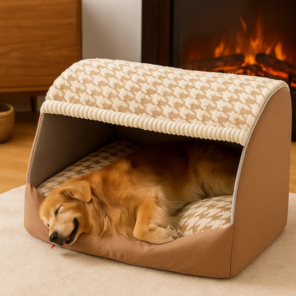 Hundebett aus Arctic Fleece | Weiches Kuschelnest für Hunde, atmungsaktiv & warm