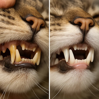 Katzenspielzeug Zahnpflege | Interaktives Spielzeug mit Katzenkraut zur Zahnreinigung & Stressreduzierung