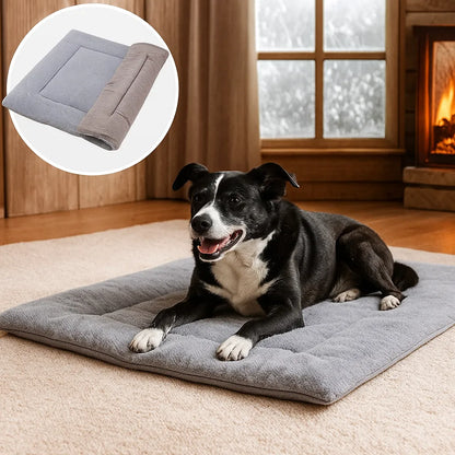 Hundebett waschbar | Rutschfestes & warmes Kuschelbett für Zuhause & unterwegs