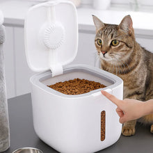 Airtight Cat Food Container | Cat Food Box for Dry Food