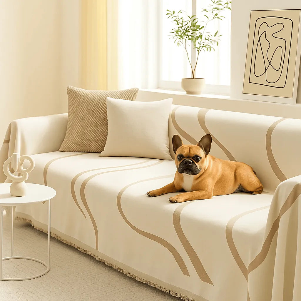 Wendbarer Sofabezug für Hundebesitzer | Schutz vor Haaren, Krallen & Flecken