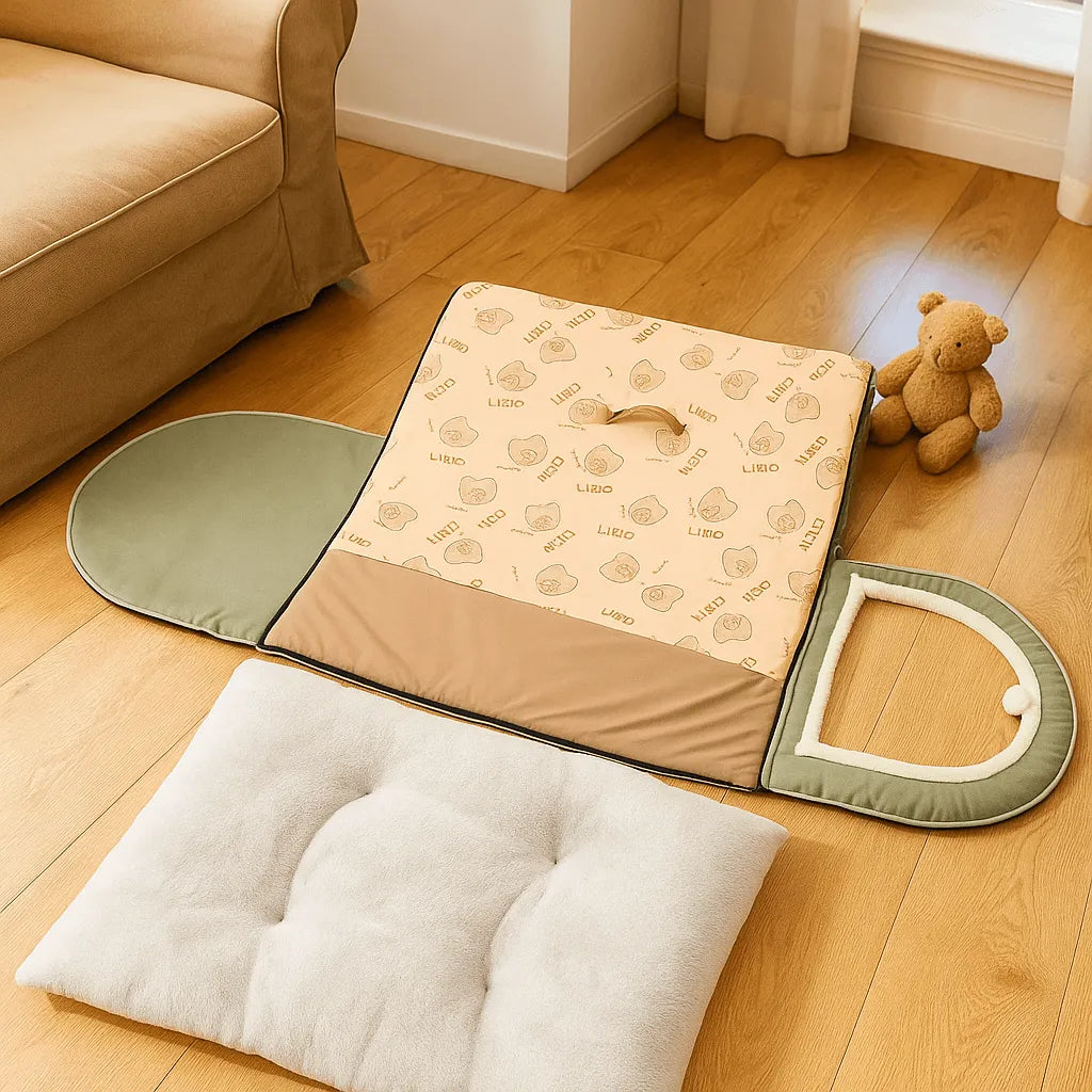 Premium Hundebett Winter | Warmes Zelt-Design für mittelgroße & große Hunde