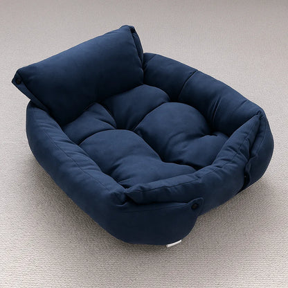 Hundebett 3-in-1 | Faltbares Winterbett, Sofa & Matratze in einem