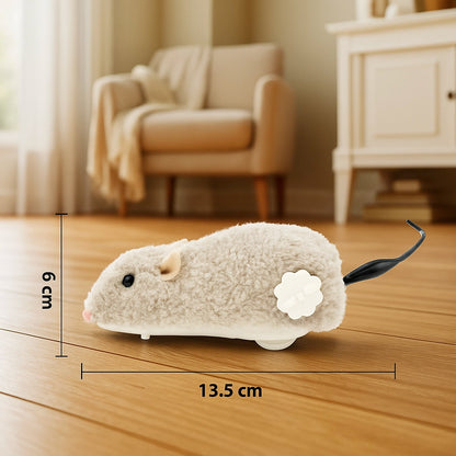 Katzenspielzeug Maus aufziehbar | Interaktiver Spielspaß ohne Batterie