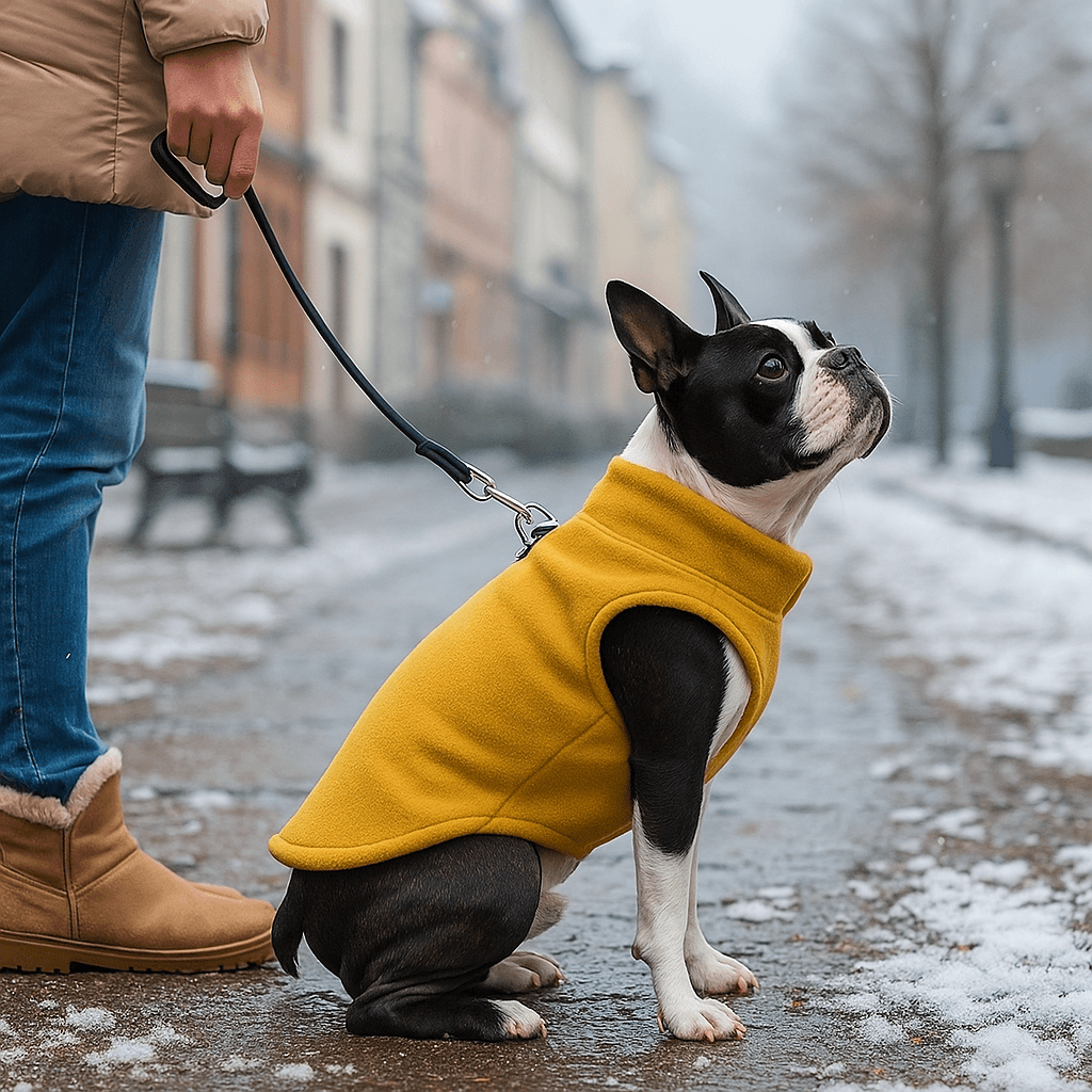 Winter Hundemantel mit D-Ring | Warm & bequem