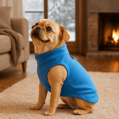 Winter Hundemantel mit D-Ring | Warm & bequem