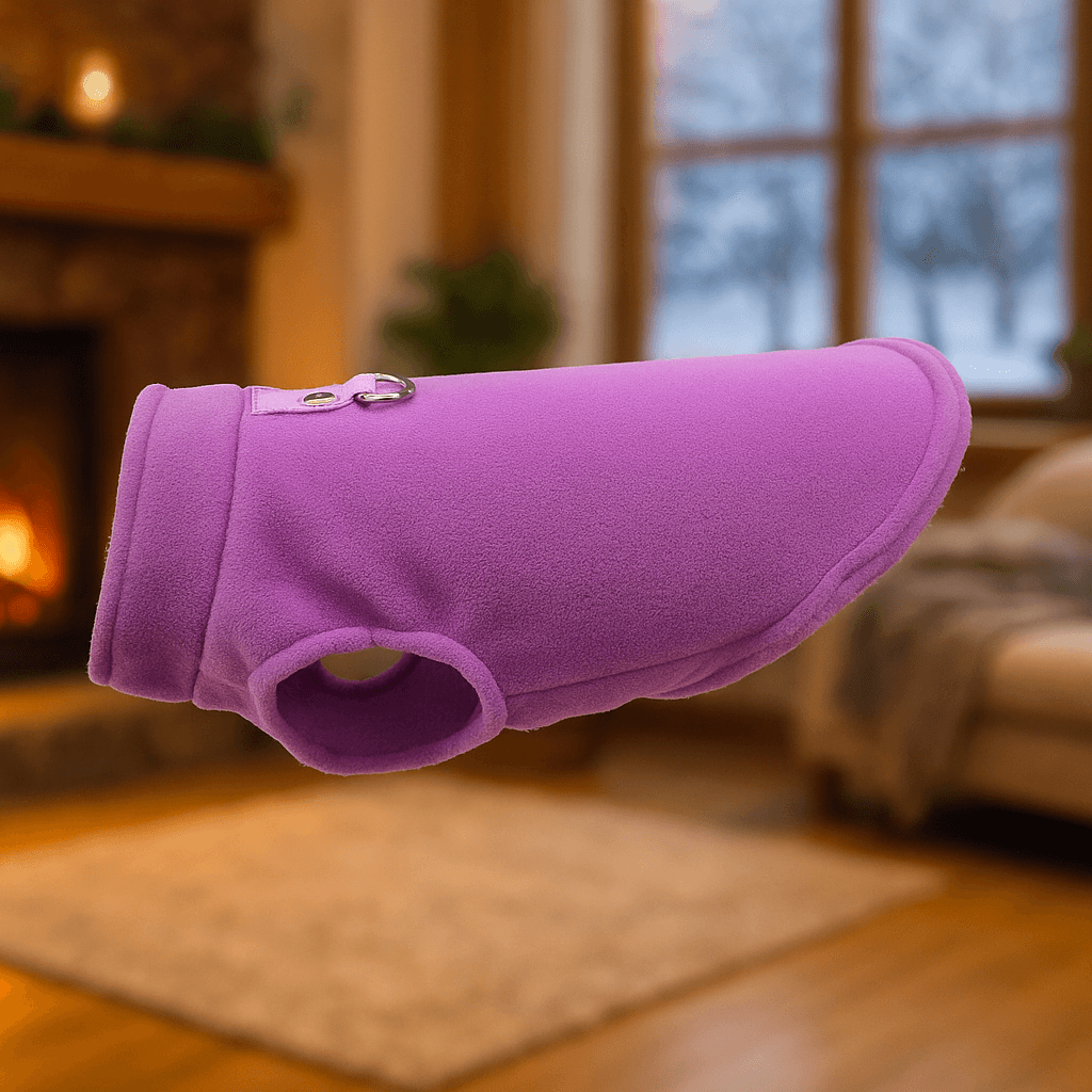 Winter Hundemantel mit D-Ring | Warm & bequem