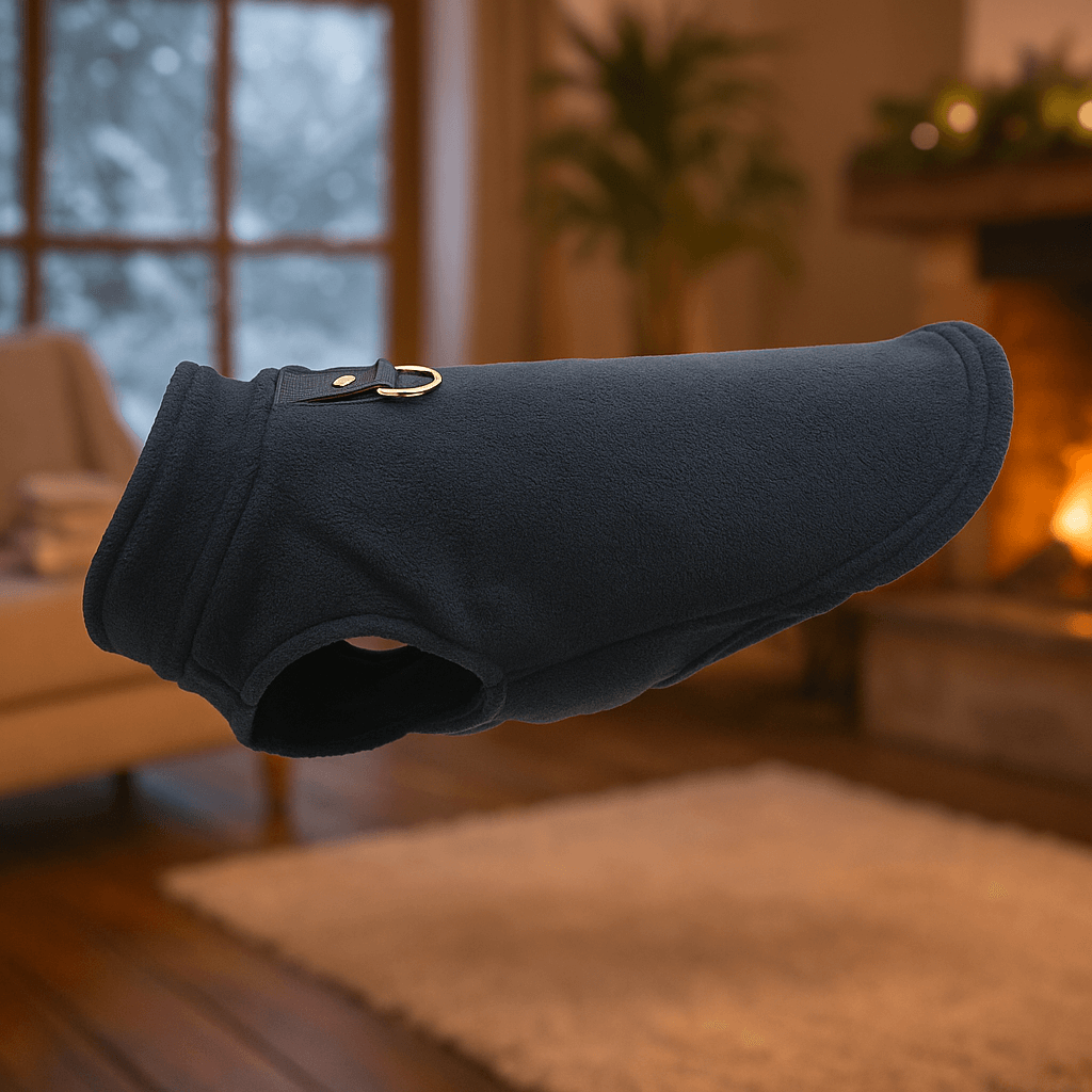 Winter Hundemantel mit D-Ring | Warm & bequem