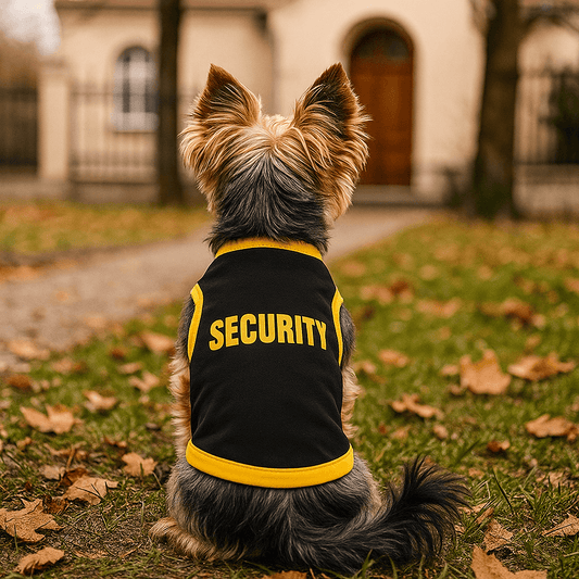 Baumwoll Hundejacke mit Print | Bequemer Hundemantel für kleine Hunde
