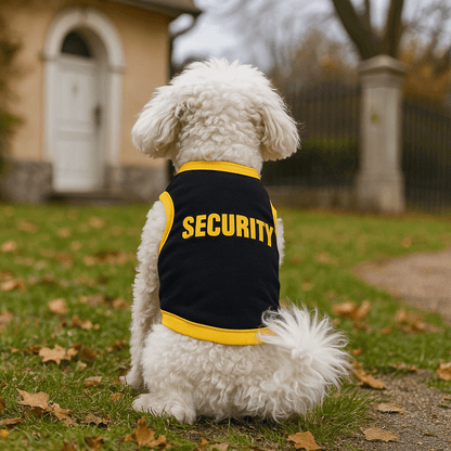 Baumwoll Hundejacke mit Print | Bequemer Hundemantel für kleine Hunde