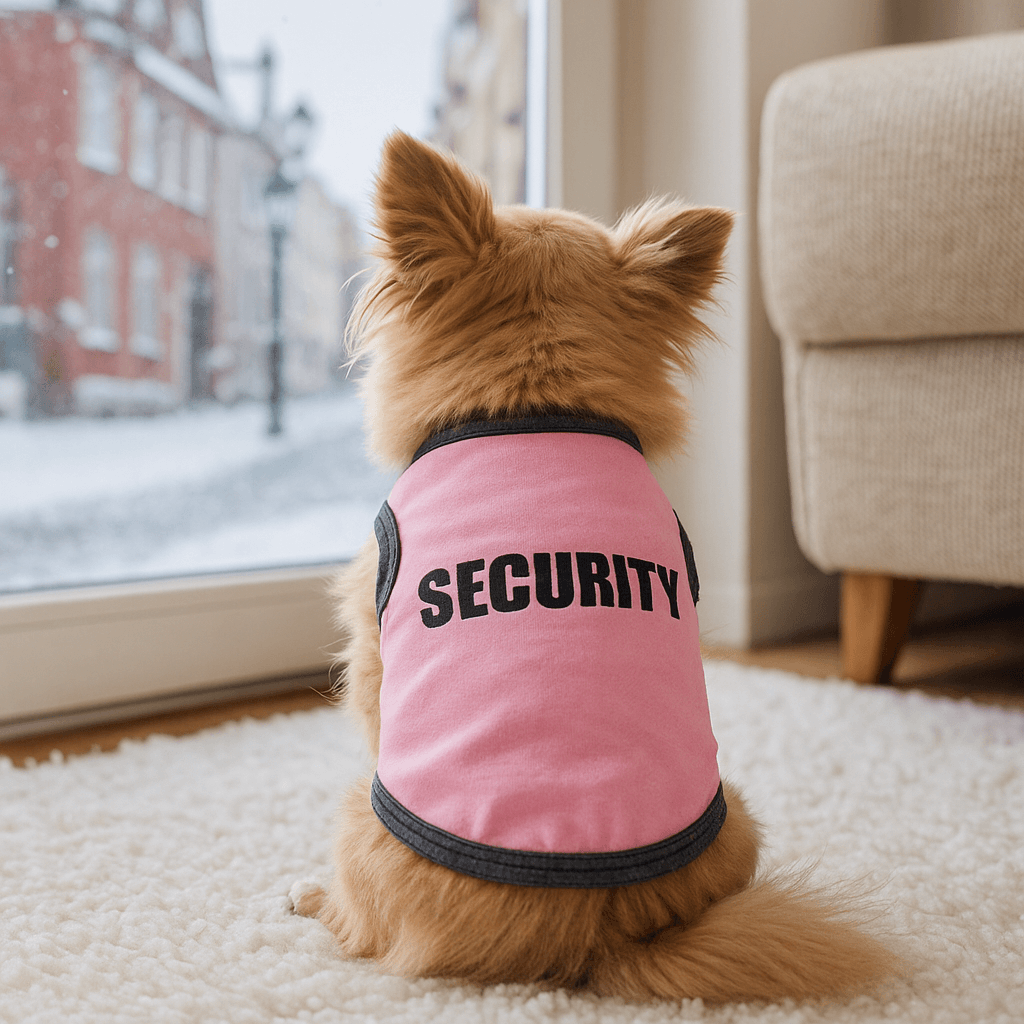 Baumwoll Hundejacke mit Print | Bequemer Hundemantel für kleine Hunde