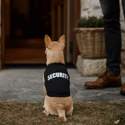 Baumwoll Hundejacke mit Print | Bequemer Hundemantel für kleine Hunde
