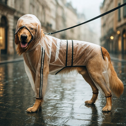 Hundemantel Regenjacke für große Hunde | Wasserdicht & bequem