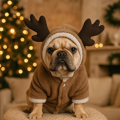 Hundepullover Weihnachten | Warmer Strickpullover für Hunde in festlichem Design