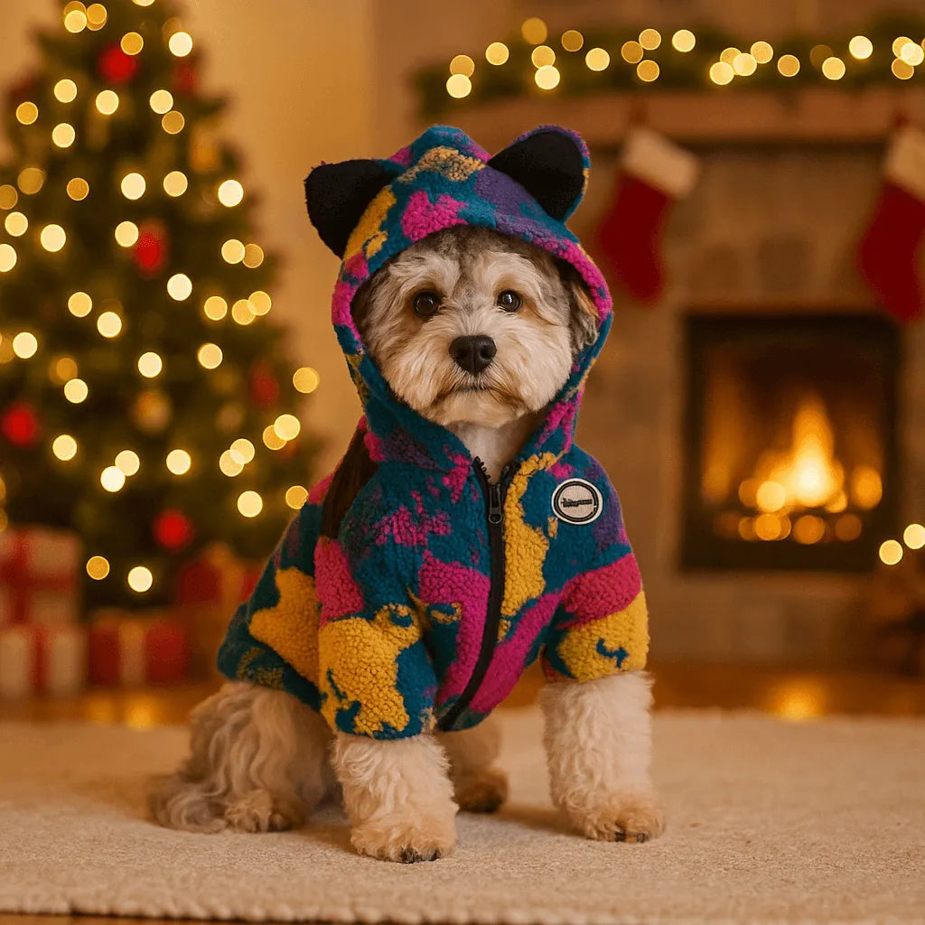 Hundemantel Camouflage | Warme Hundekleidung für Herbst & Winter