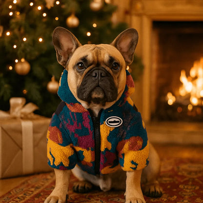 Hundemantel Camouflage | Warme Hundekleidung für Herbst & Winter