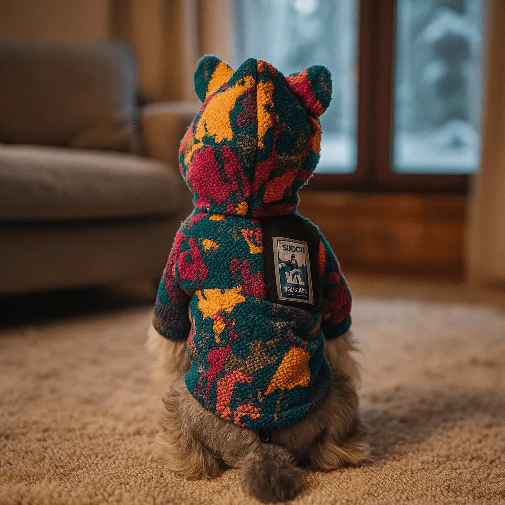 Hundemantel Camouflage | Warme Hundekleidung für Herbst & Winter