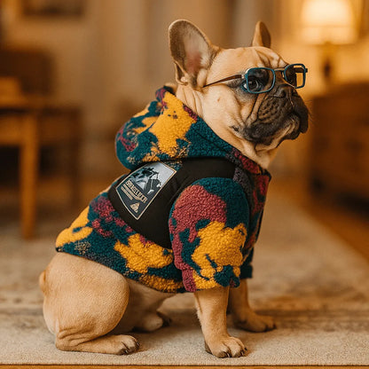 Hundemantel Camouflage | Warme Hundekleidung für Herbst & Winter