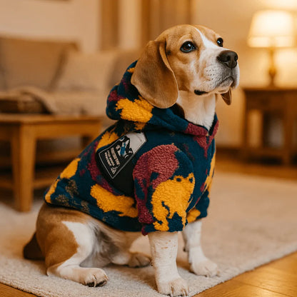 Hundemantel Camouflage | Warme Hundekleidung für Herbst & Winter