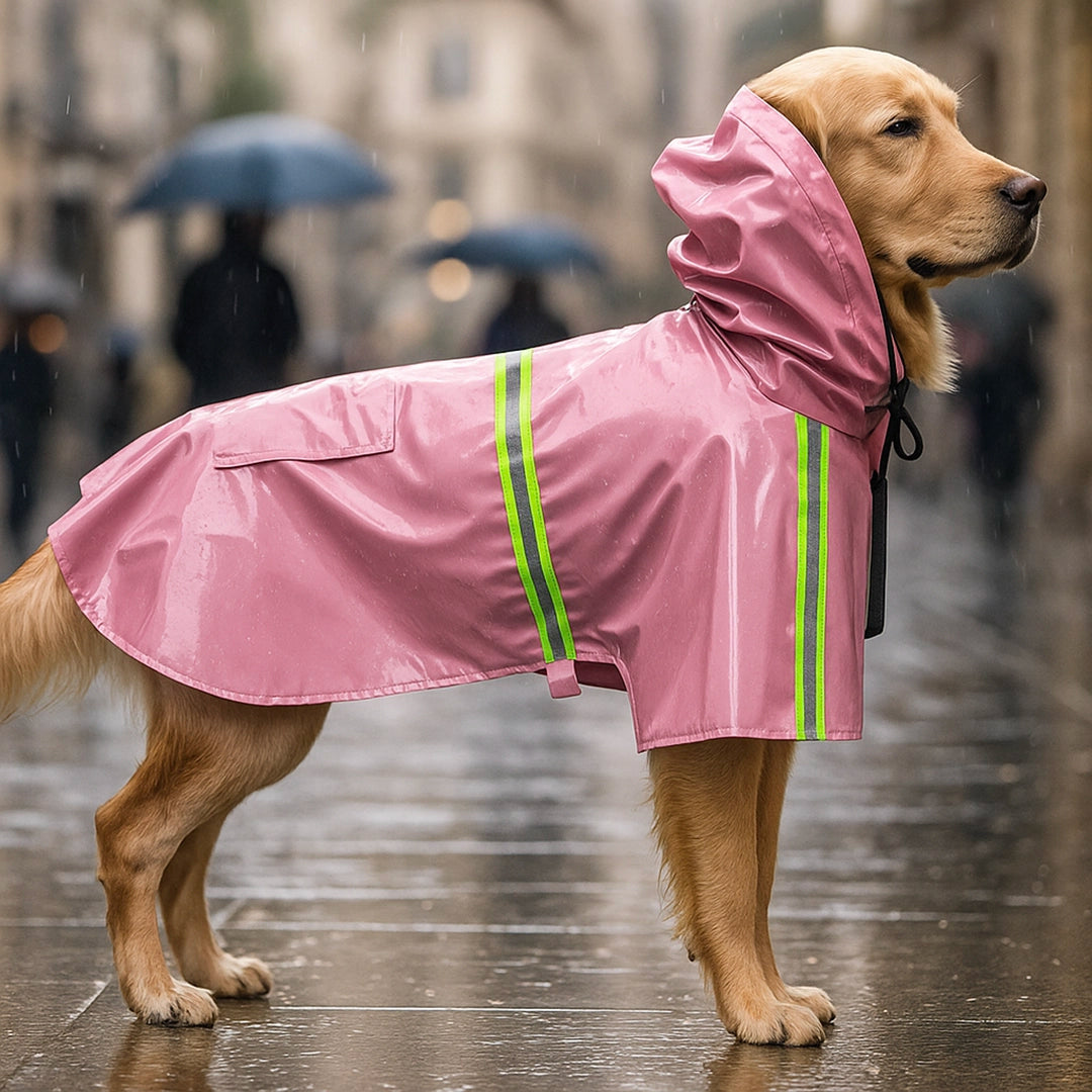 Hundemantel reflektierend | Wasserdichter Hundejacke für Regenwetter