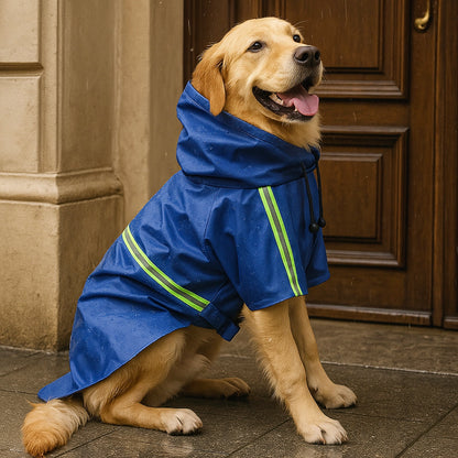 Hundemantel reflektierend | Wasserdichter Hundejacke für Regenwetter