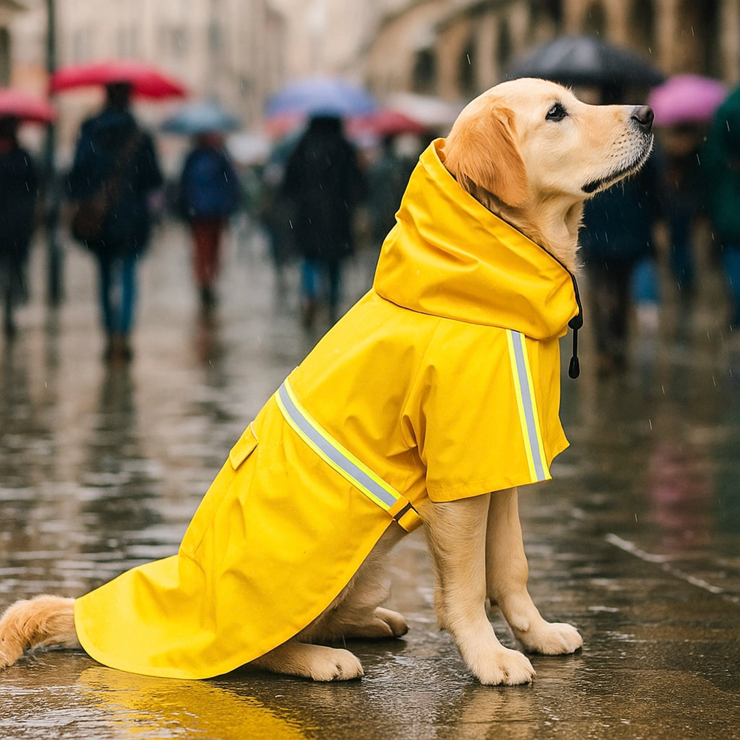 Hundemantel reflektierend | Wasserdichter Hundejacke für Regenwetter