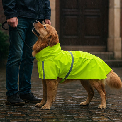 Hundemantel reflektierend | Wasserdichter Hundejacke für Regenwetter