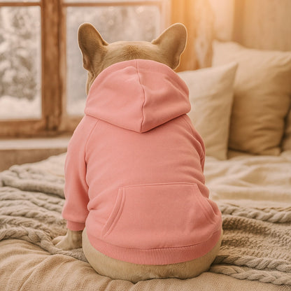 Hundemantel Fleece Hoodie | Warmer Hundepullover für kalte Tage