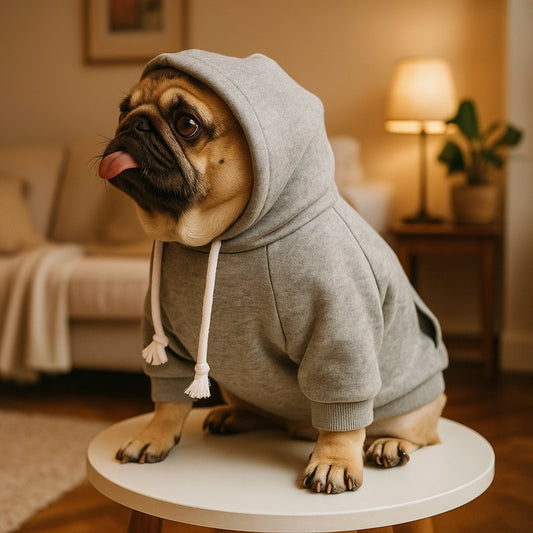 Hundemantel Fleece Hoodie | Warmer Hundepullover für kalte Tage