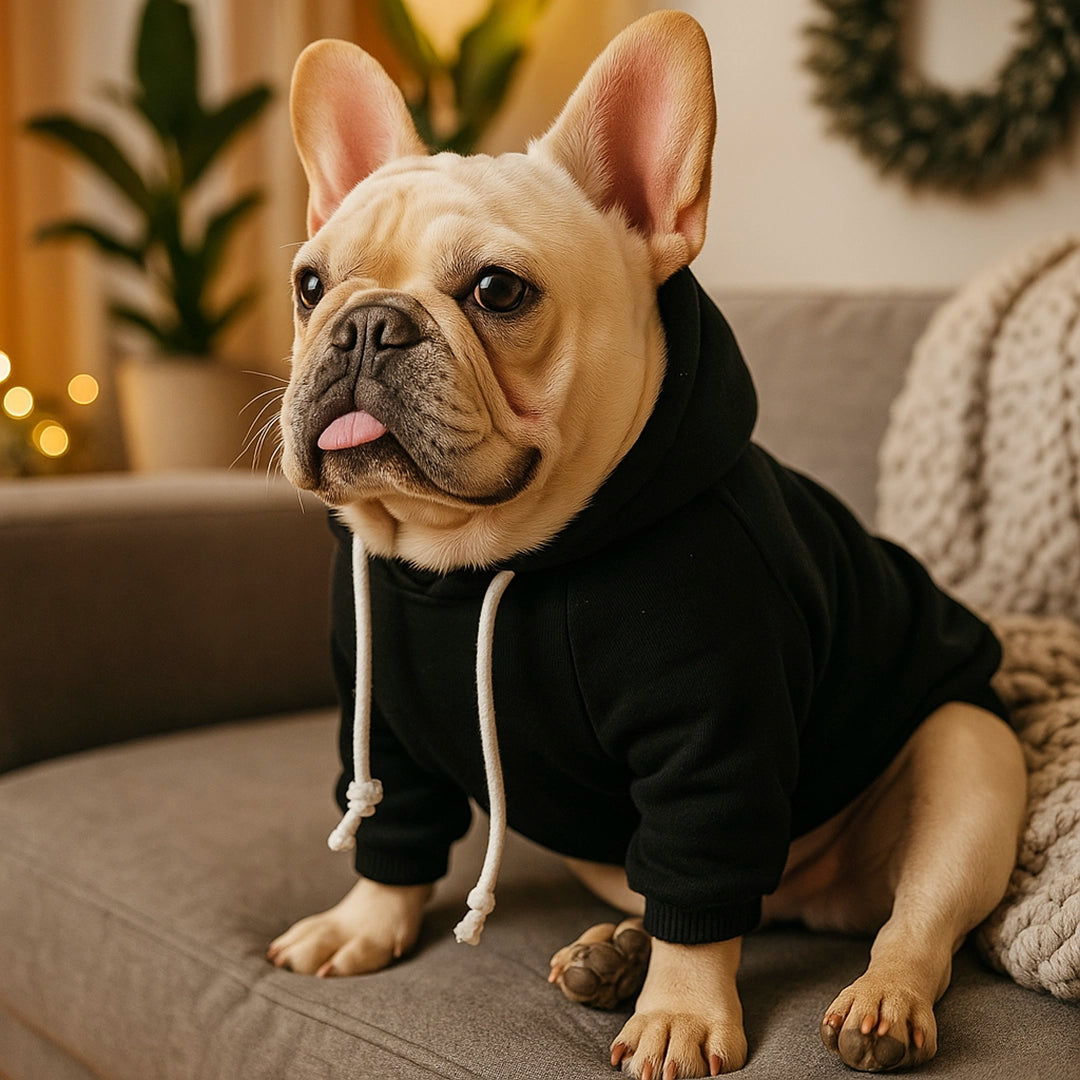 Hundemantel Fleece Hoodie | Warmer Hundepullover für kalte Tage