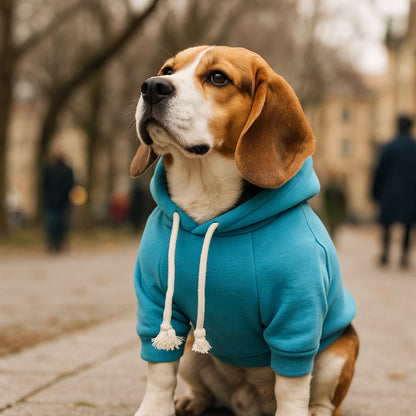 Hundemantel Fleece Hoodie | Warmer Hundepullover für kalte Tage