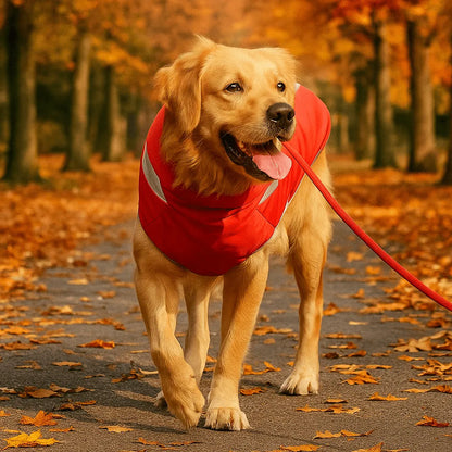 Hundemantel Winter | Winddichte Fleece-Jacke für große Hunde