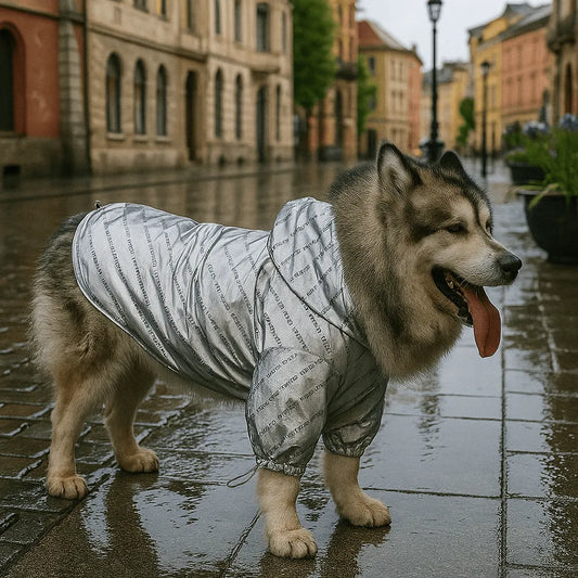 Reflektierender Hundemantel | Wetterfester Schutz für Spaziergänge