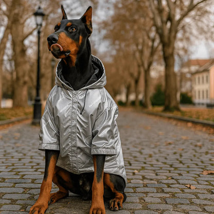 Reflektierender Hundemantel | Wetterfester Schutz für Spaziergänge