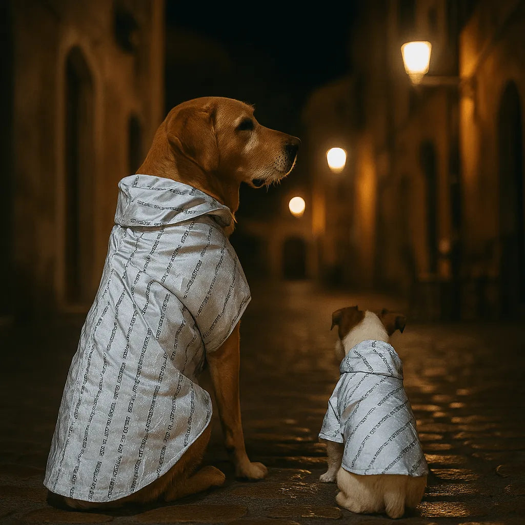Reflektierender Hundemantel | Wetterfester Schutz für Spaziergänge