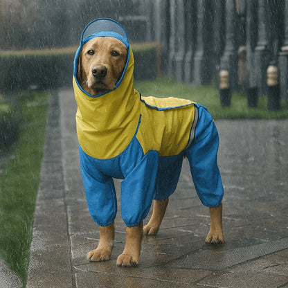 Hundemantel wasserdicht | Allwetter Hundejacke für Regen & Outdoor