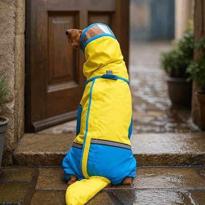 Hundemantel wasserdicht | Allwetter Hundejacke für Regen & Outdoor