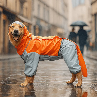 Hundemantel wasserdicht | Allwetter Hundejacke für Regen & Outdoor