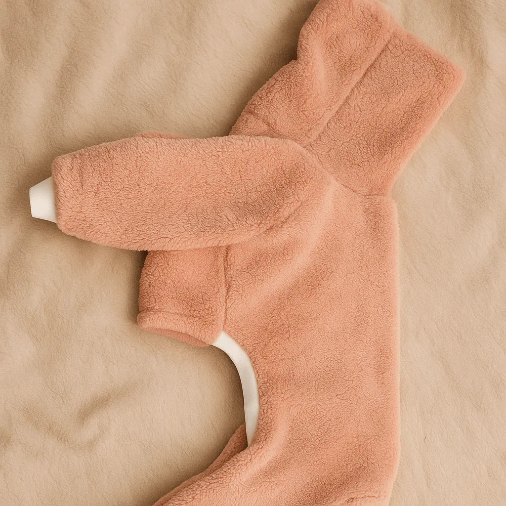 Hundemantel Fleece Wendejacke | Reversibler Wintermantel für Hunde