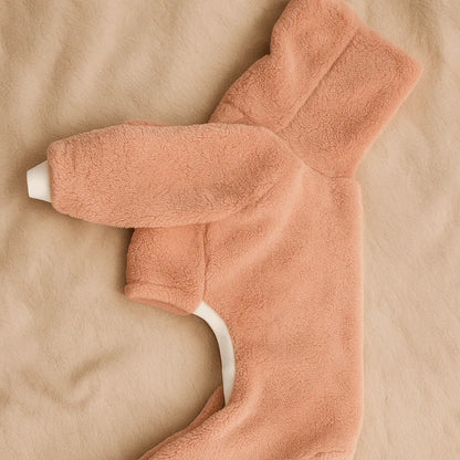 Hundemantel Fleece Wendejacke | Reversibler Wintermantel für Hunde