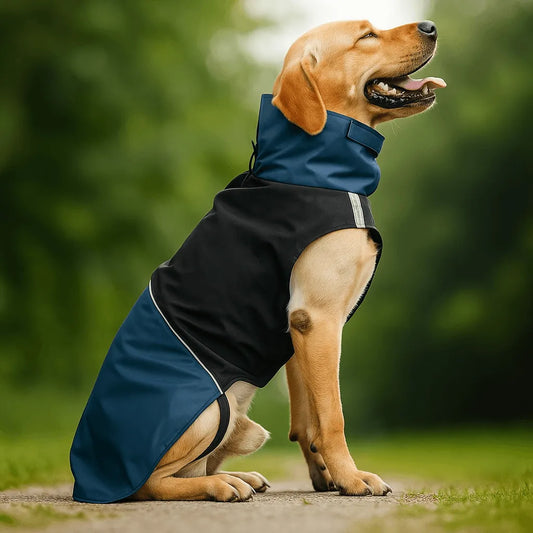 Hundemantel Reflektierend | Colorblock Wasserdichte Hundejacke