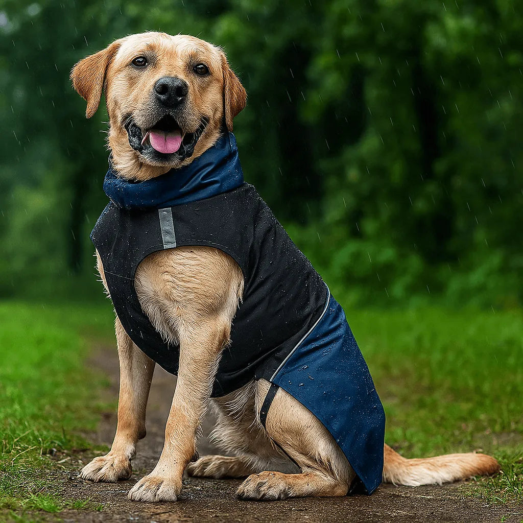 Hundemantel Reflektierend | Colorblock Wasserdichte Hundejacke