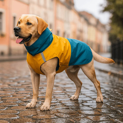 Hundemantel Reflektierend | Colorblock Wasserdichte Hundejacke