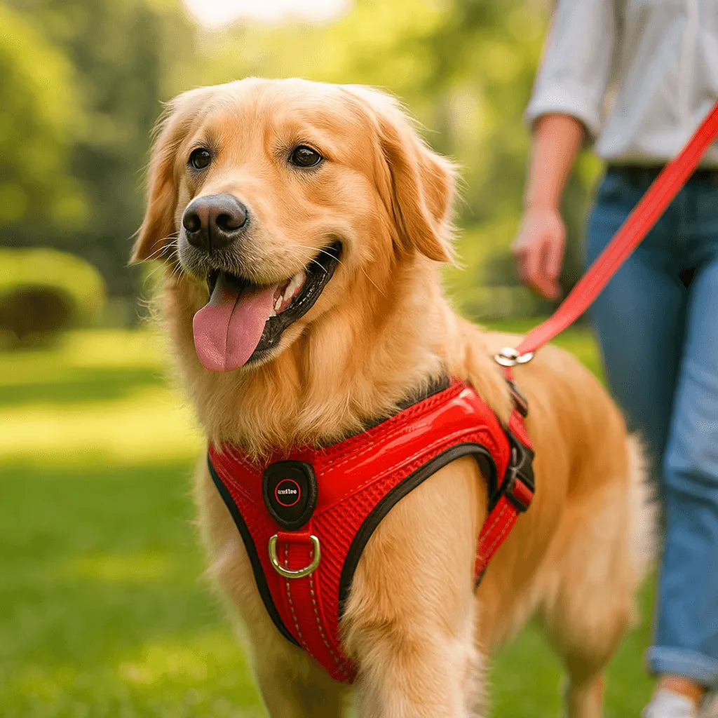 Hundegeschirr mit Reflektorstreifen | Sicher & Bequem