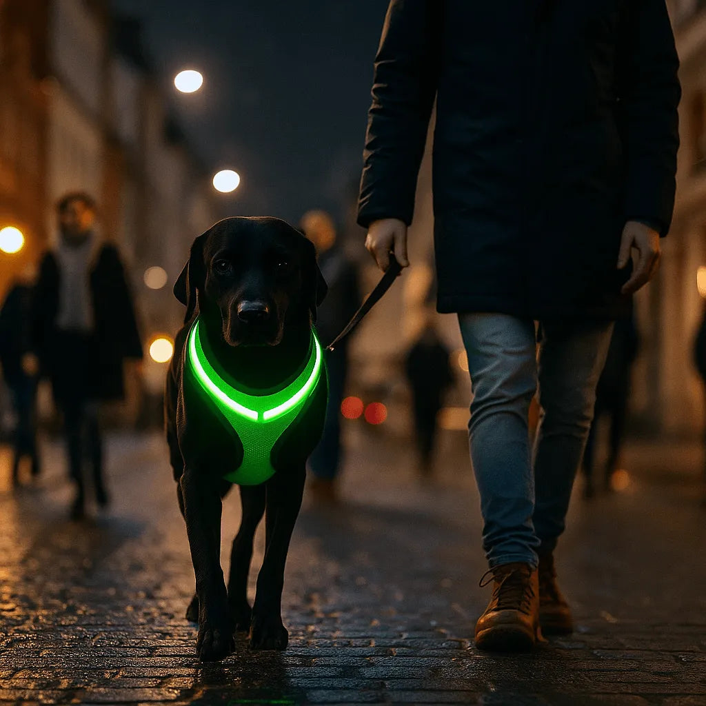 Hundegeschirr mit Reflektorstreifen | Sicher & Bequem