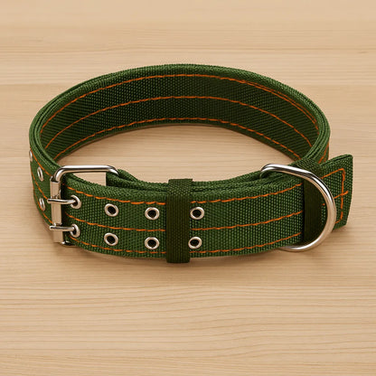 Hundehalsband für Große Hunde | Verstellbares Nylonhalsband mit Metallverschluss