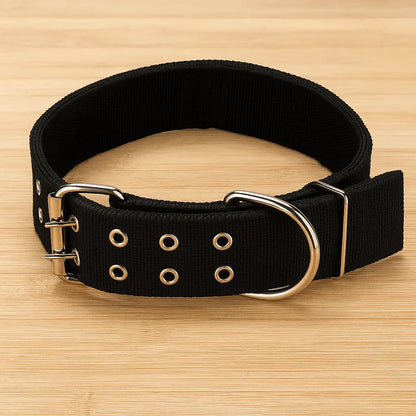 Hundehalsband für Große Hunde | Verstellbares Nylonhalsband mit Metallverschluss
