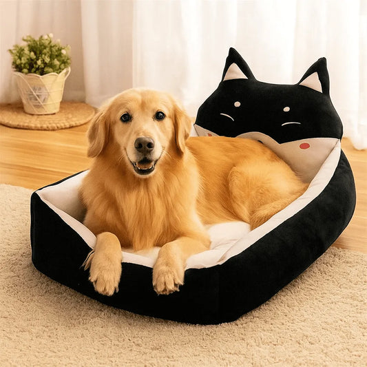 Hundebett in Bärenform | gemütlich & warm für Herbst & Winter