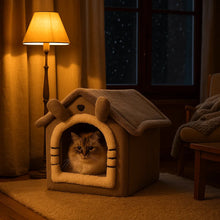 Plush Cat House | Cozy Retreat for Cold Days