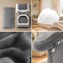Niche en peluche pour chien | Lit confortable pour chien pour jours chauds & froids